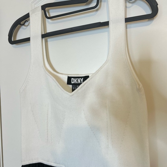 DKNY White Maxi and black Dress - Picture 1 of 5